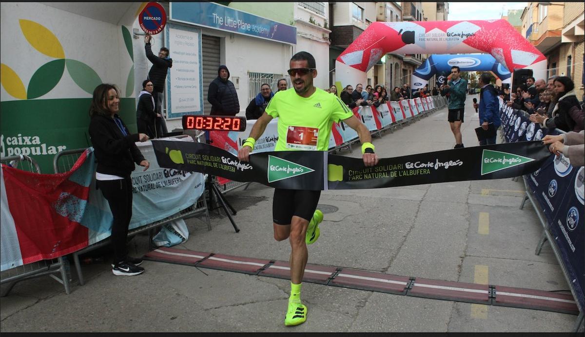 Carlos Jiménez, ganador de la prueba de Albal.