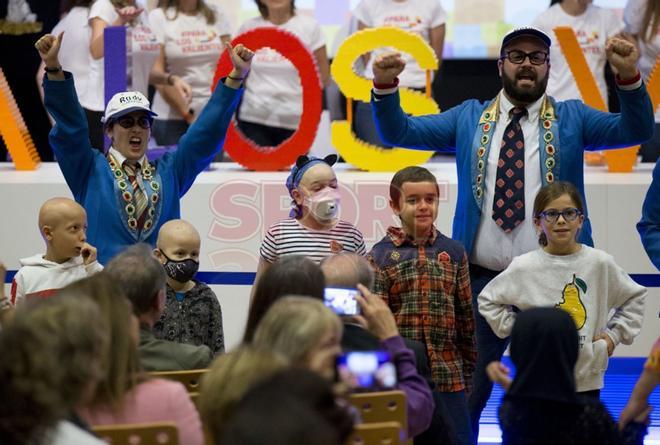 Leo Messi en la colocación de la primera piedra del SDJ Pediatric Cancer Center de Barcelona en el Hospital Sant Joan de Déu