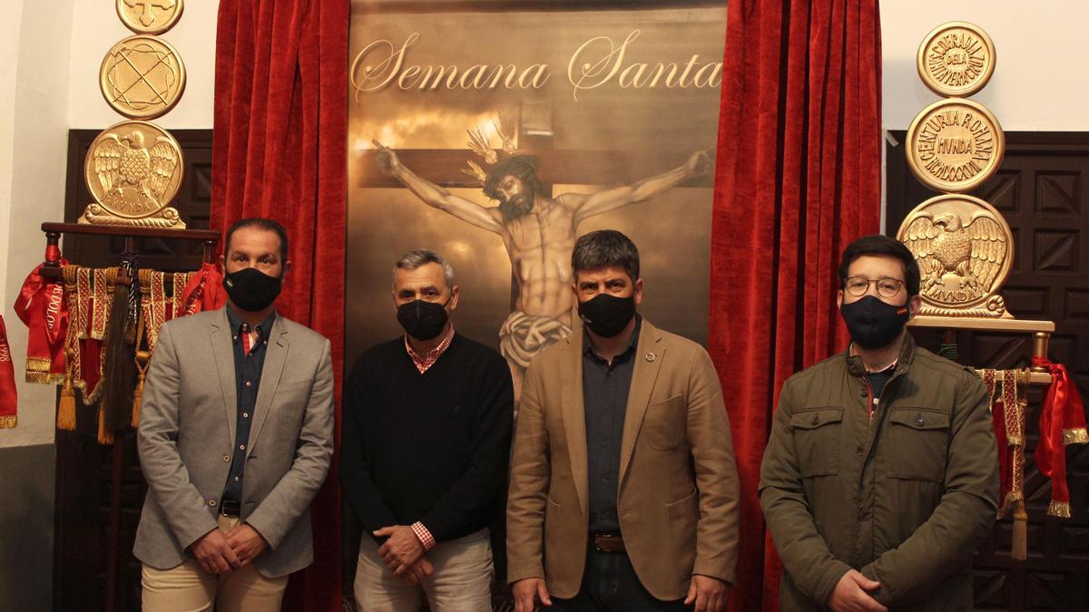 Miguel Sánchez, Tomás Jiménez, Rafael Llamas y Jesús Hidalgo.