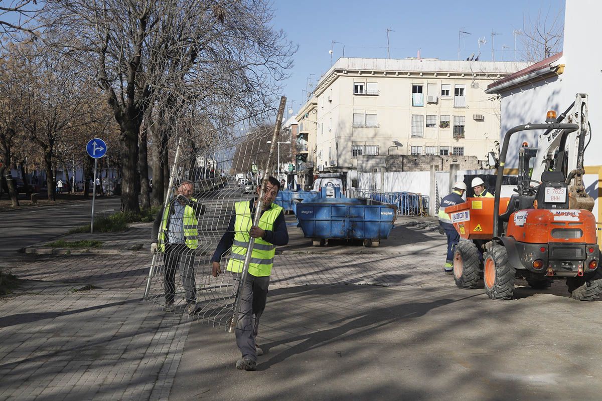 Comienzan las obras de la reforma de la avenida de Trassierra