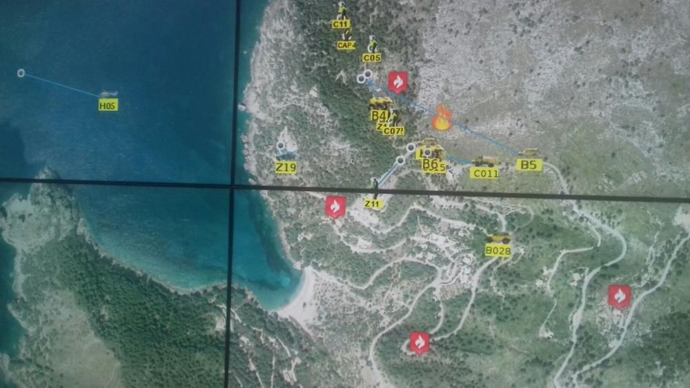 Incendio forestal de nivel 1 en la Mola de Tuent