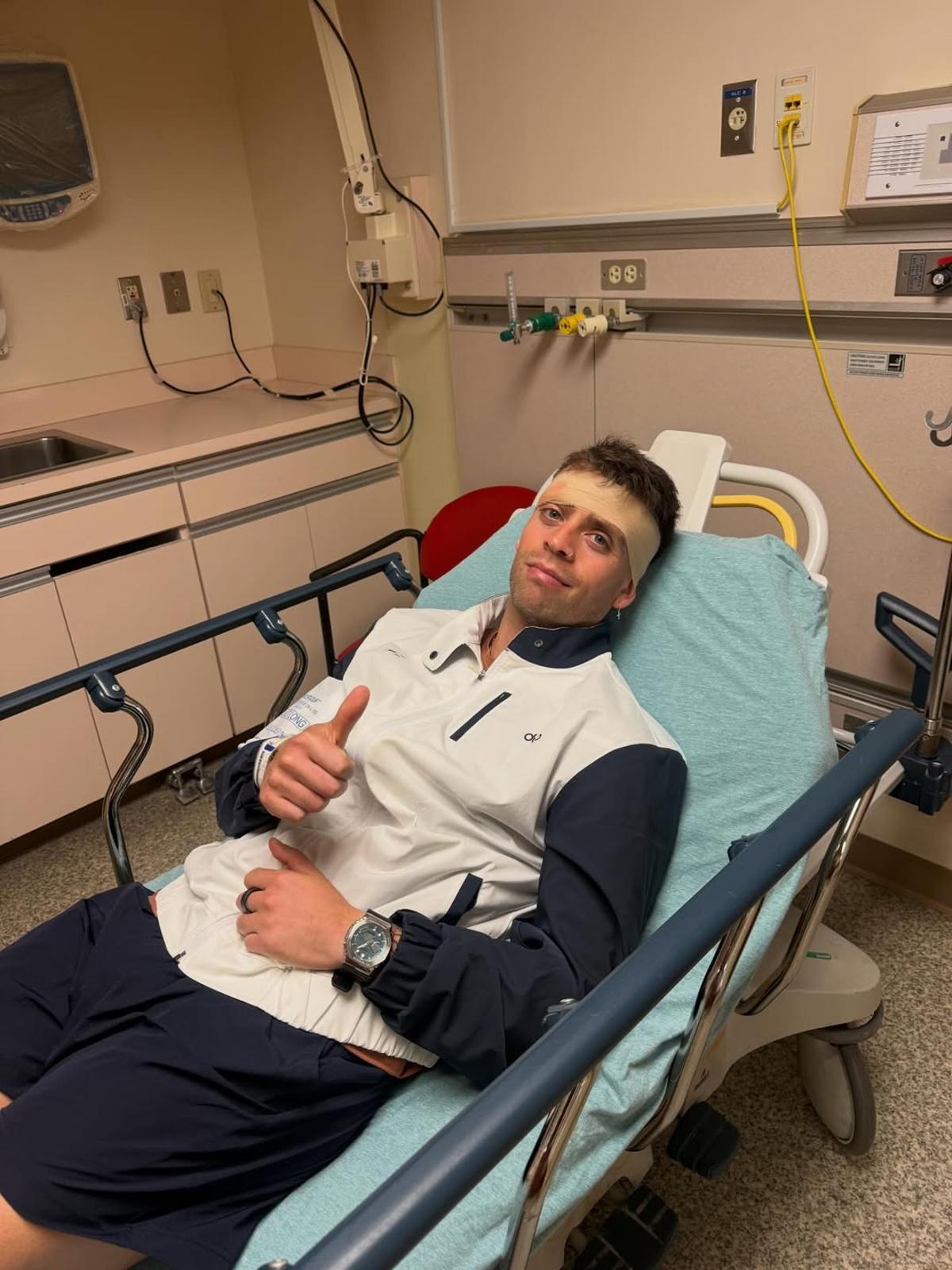 Gonza tuvo que pasar por el hospital