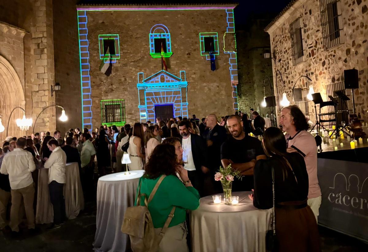 'Videomapping' en Santa María.
