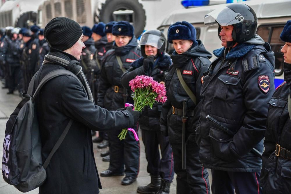 Protestas contra Putin en Moscú