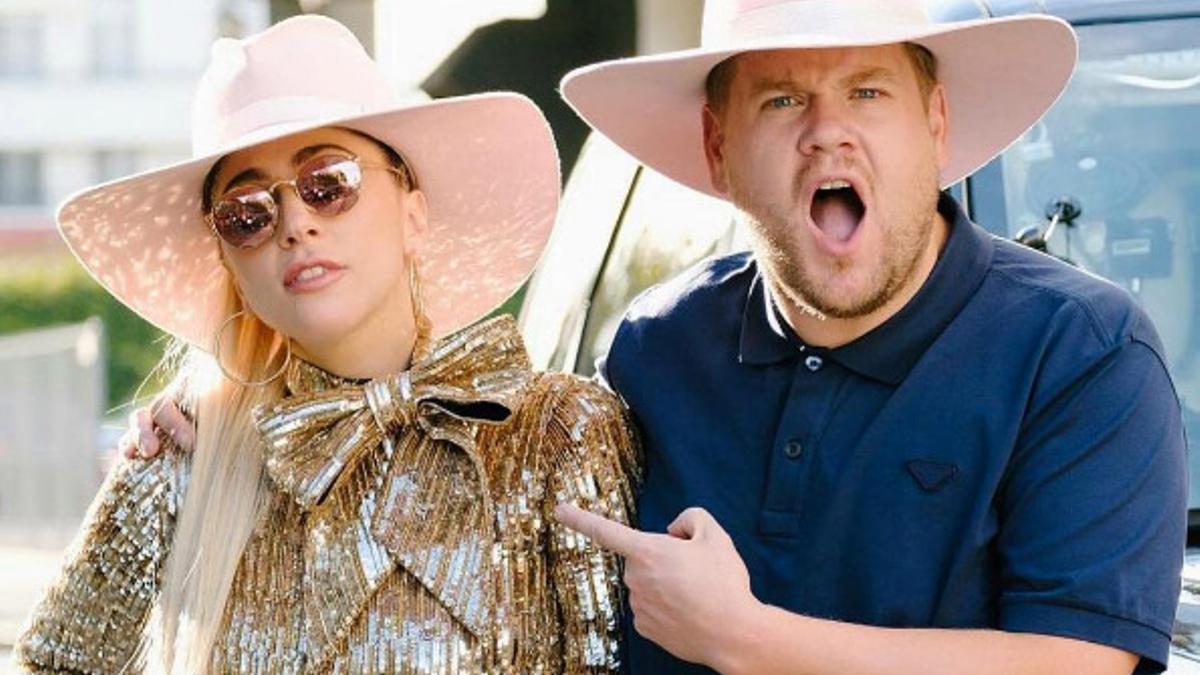 James Corden hace 'carpool karaoke' con Lady Gaga