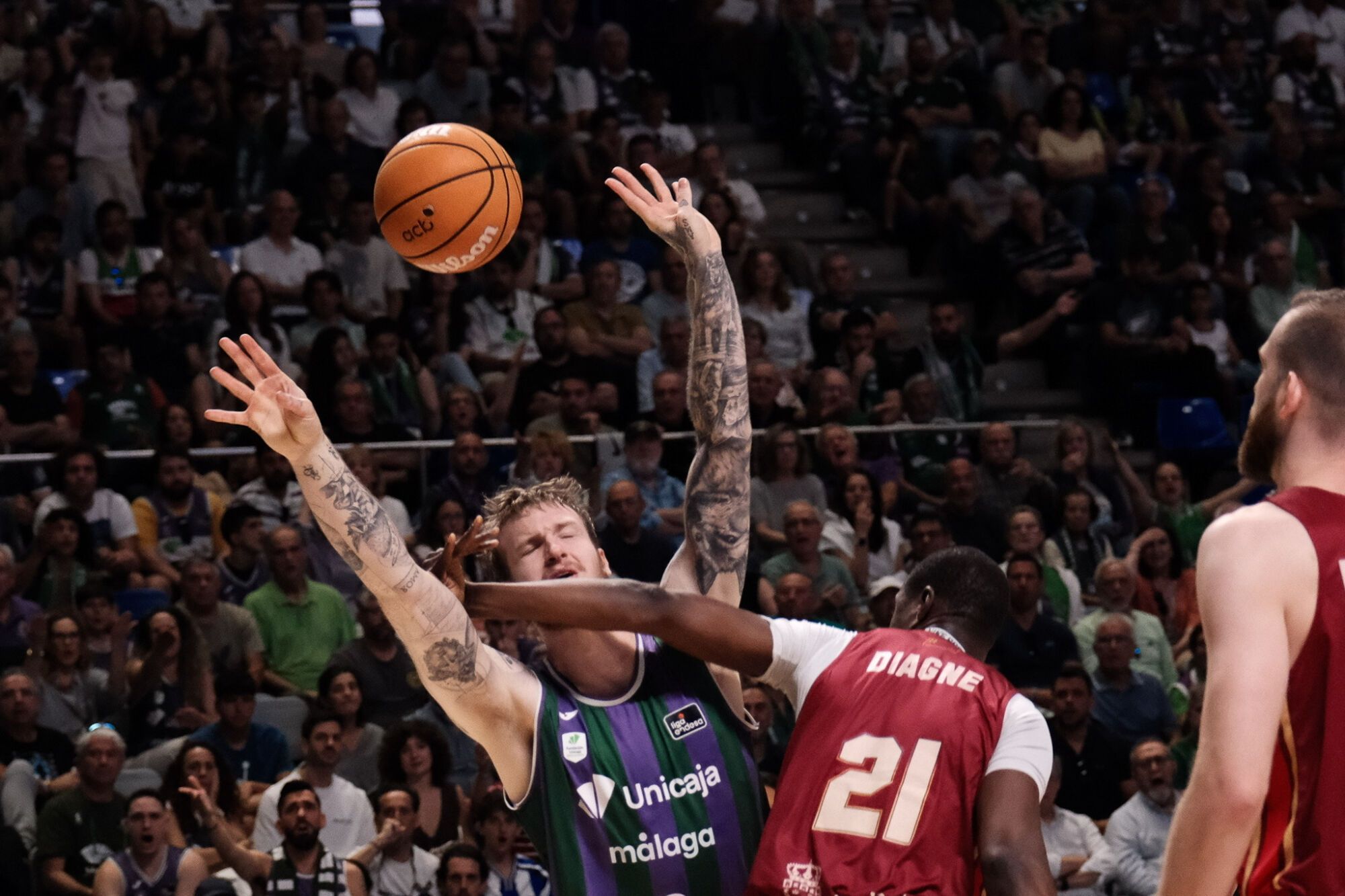 Imágenes del partido del UNICAJA vs UCAM Murcia en el Martín Carpena