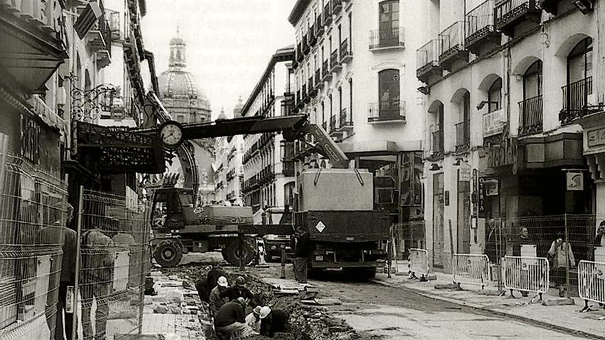 La calle Alfonso es escenario de todas las celebraciones de la ciudad.  | GRAN ARCHIVO DE ZARAGOZA ANTIGUA