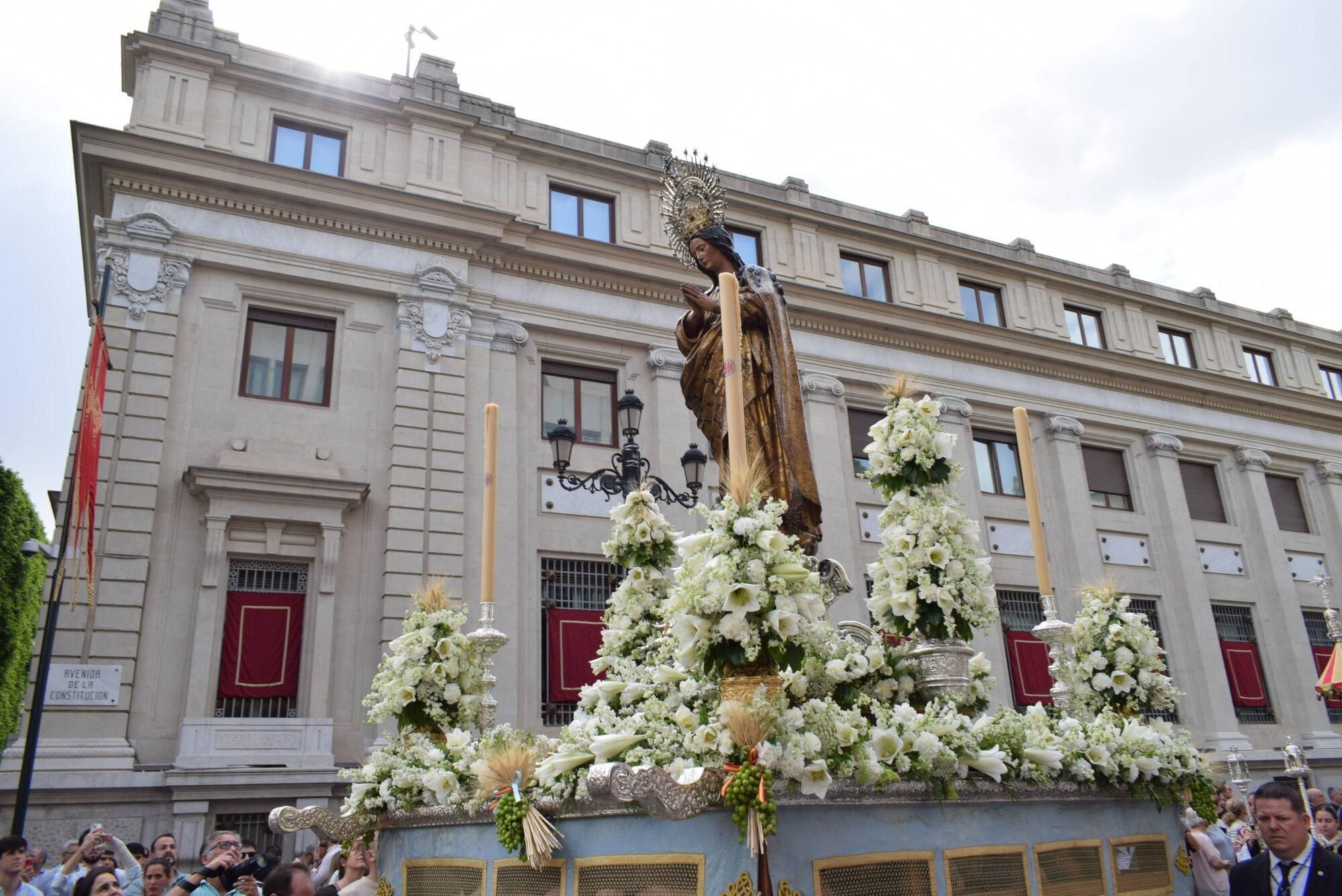 Paso de la Inmaculada Concepción en la procesión del Corpus de Sevilla