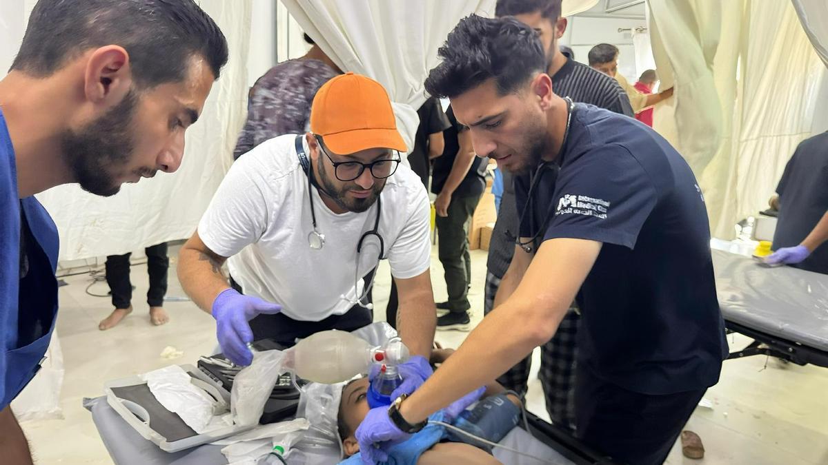 Las víctimas infantiles centran gran parte de las atenciones sanitarias en la Franja de Gaza