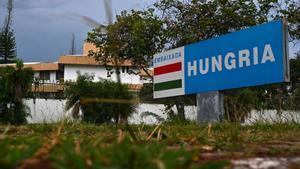 La embajada de Hungría en Brasilia, hoy.