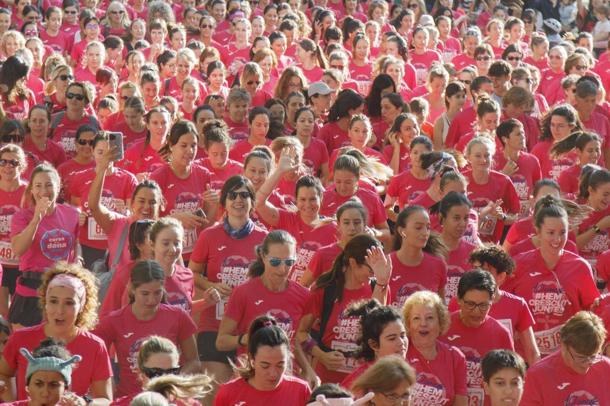 Les millors imatges de la 10a edició de la Cursa de la Dona Les millors imatges de la 10a edició de la Cursa de la Dona