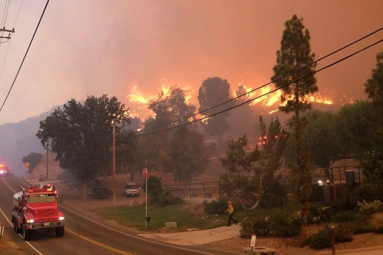 El devastador incendio de California, en imágenes