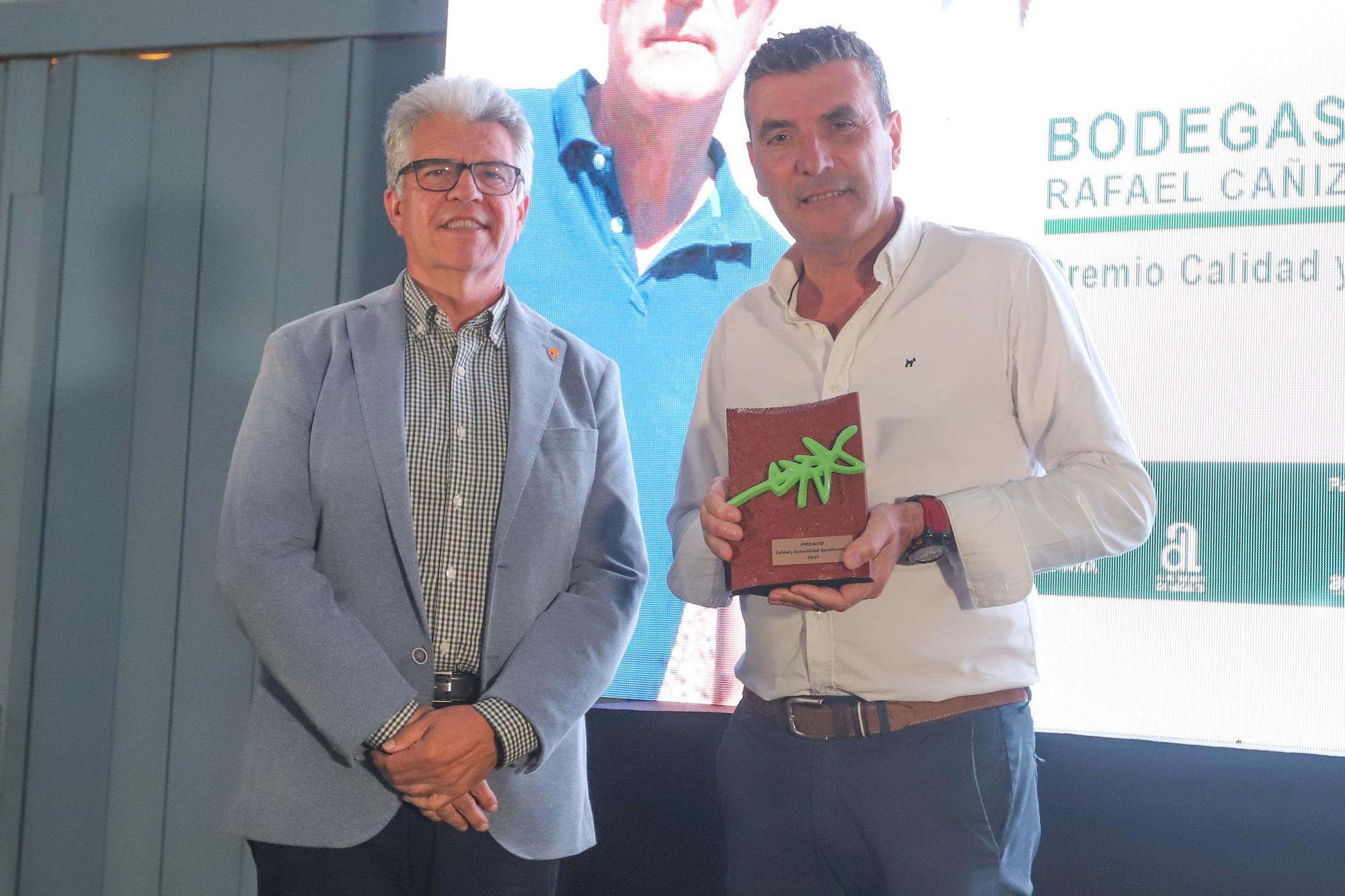 Premio Calidad y Sostenibilidad Agroalimentaria. Rafael Cañizares, director y enólogo de Bodegas Volver de Pinoso.