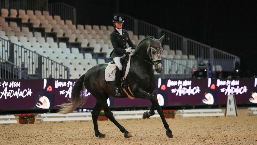 Alba Abollo, en el mundial de caballos jóvenes