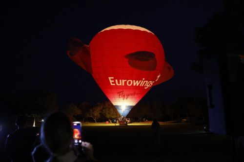 Eurowings tauft seinen Heißluftballon auf Mallorca