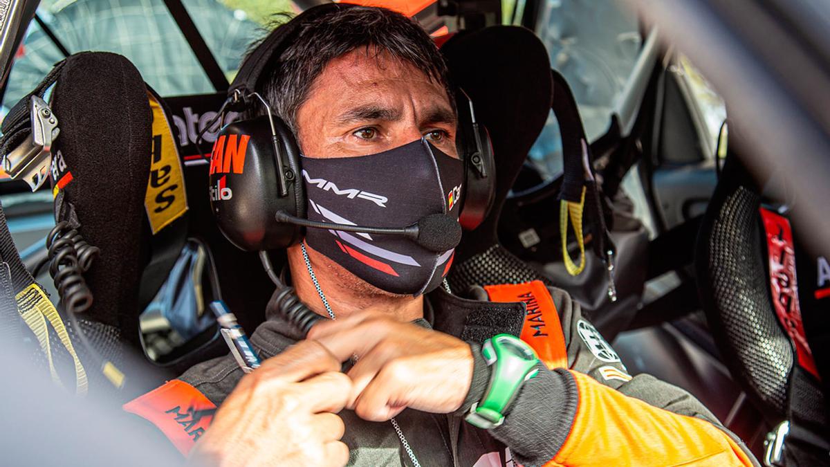 Cándido Carrera, copiloto gallego de rally