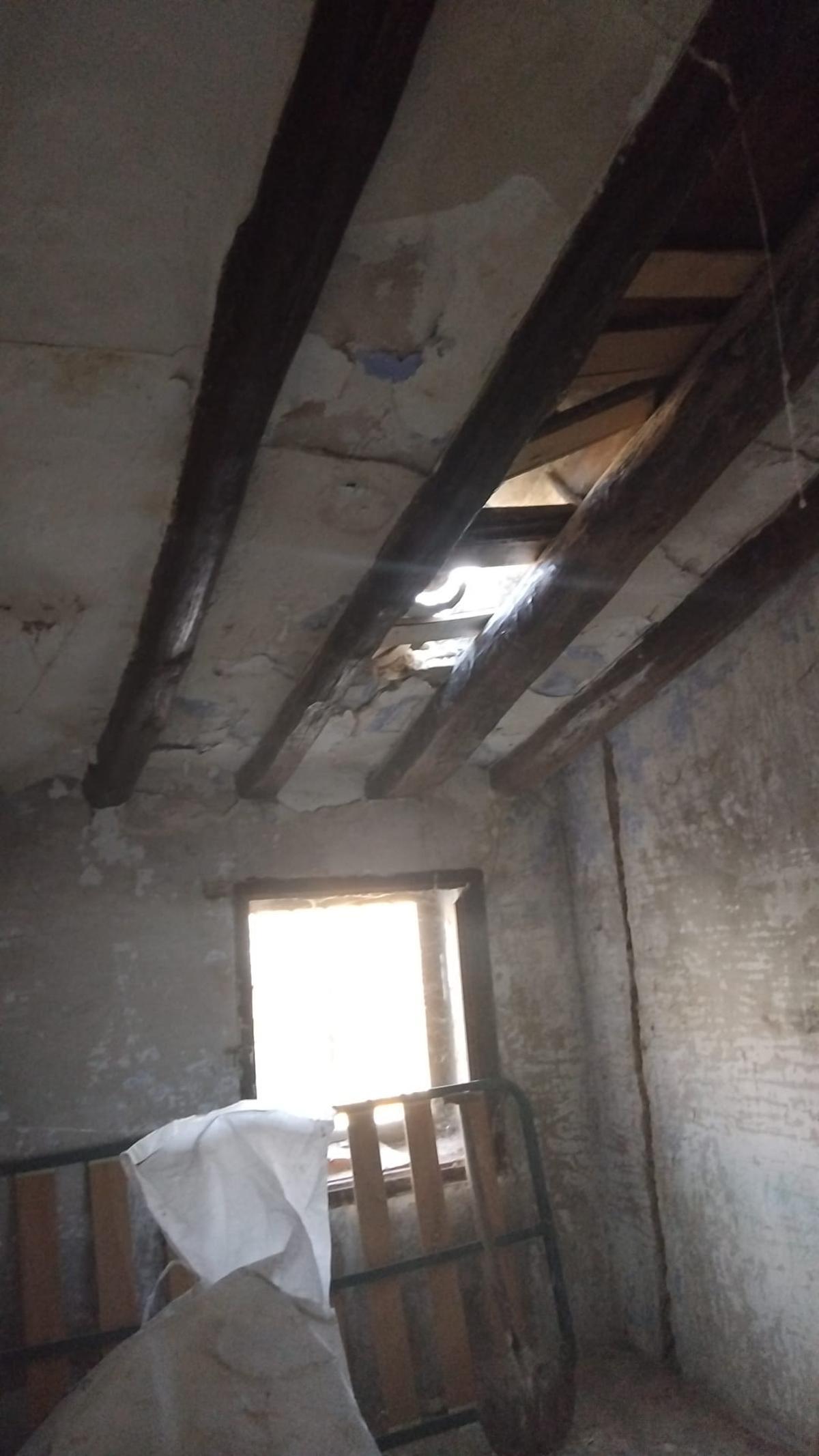 La vivienda de Yaiza, sin techo.