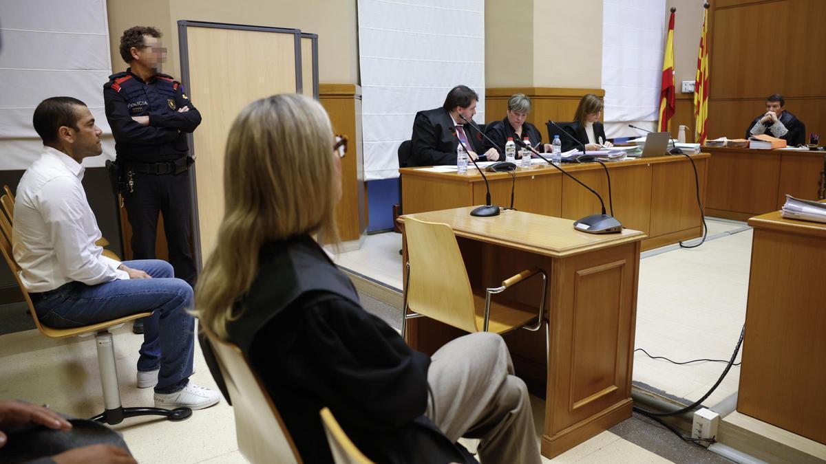 Primera sesión del juicio contra Dani Alves