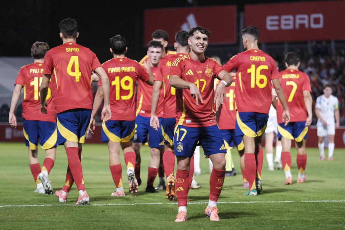 España goleó sin problemas a Noruega