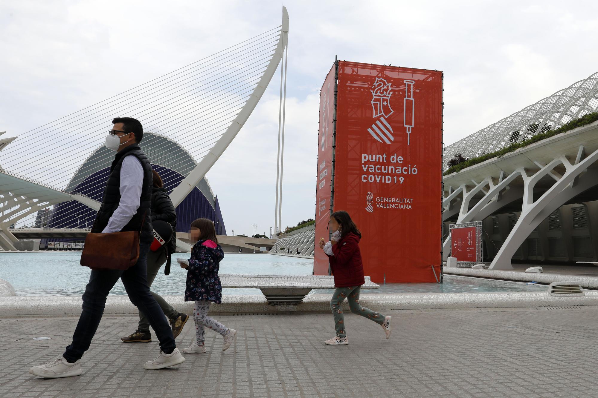 Todo listo en el macro punto de vacunación de la Ciudad de las Artes