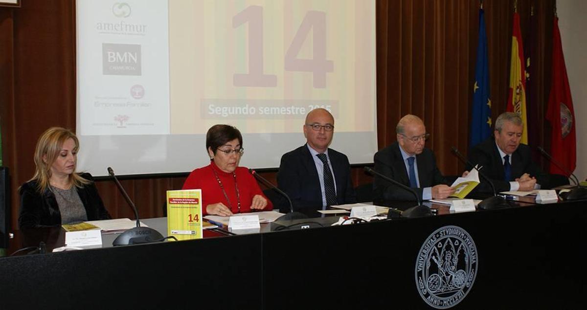 Marian Cascales, Francisca Tomás, Juan Hernández, Carlos Egea y Ángel Meroño.