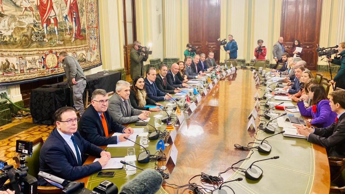 Reunión de los consejeros de Agricultura con el ministro Luis Planas.