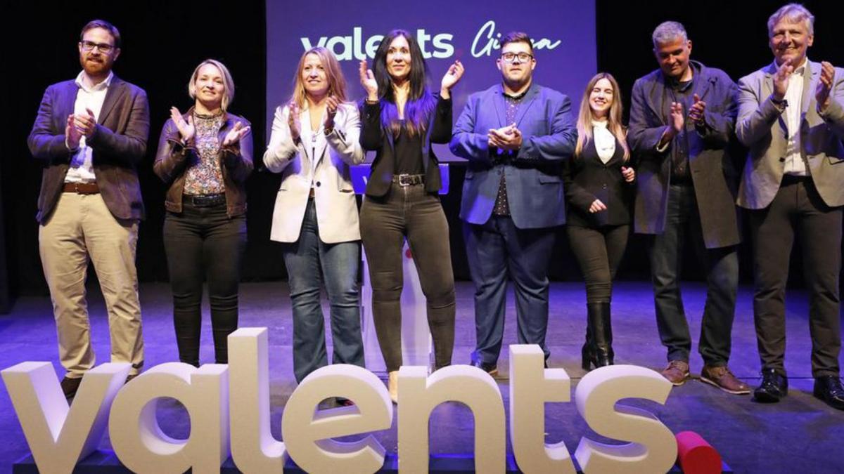 La presentació de Valents, ahir, a la Mercè de Girona.  | ANIOL RESCLOSA