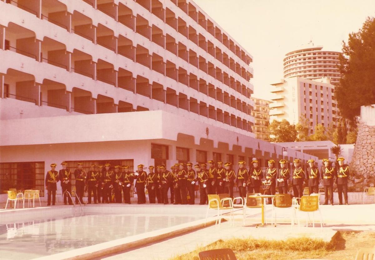 Hotel Poseidón, nov 1973. Hotel Poseidón, nov 1973.