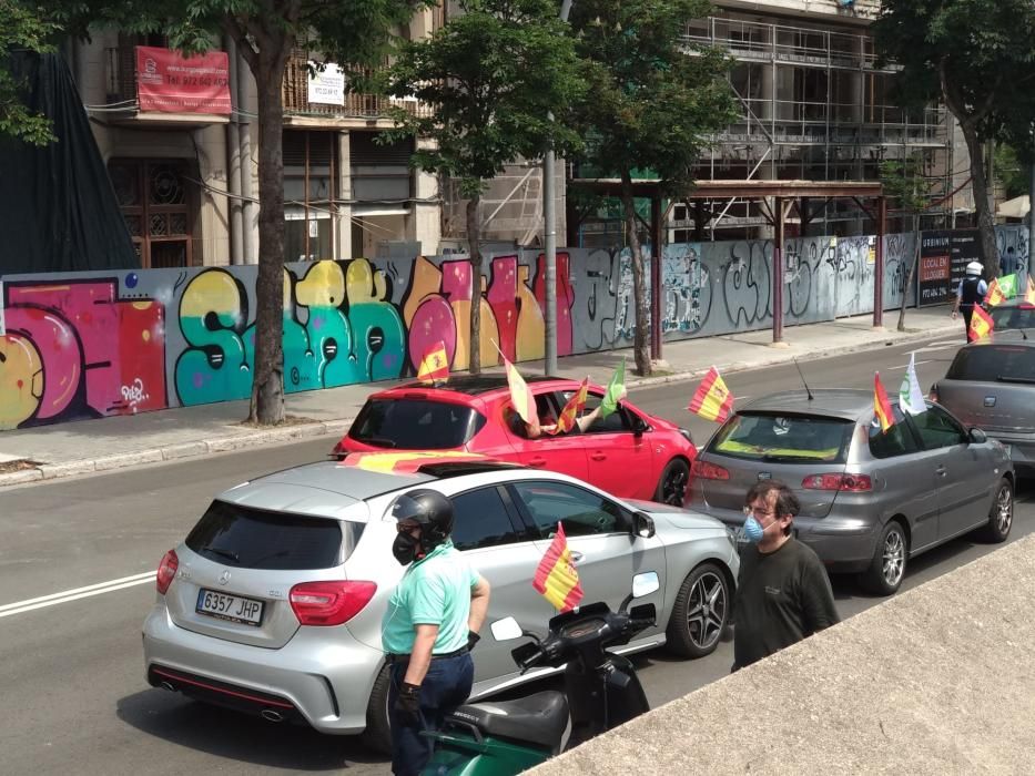 Manifestació en cotxe de Vox