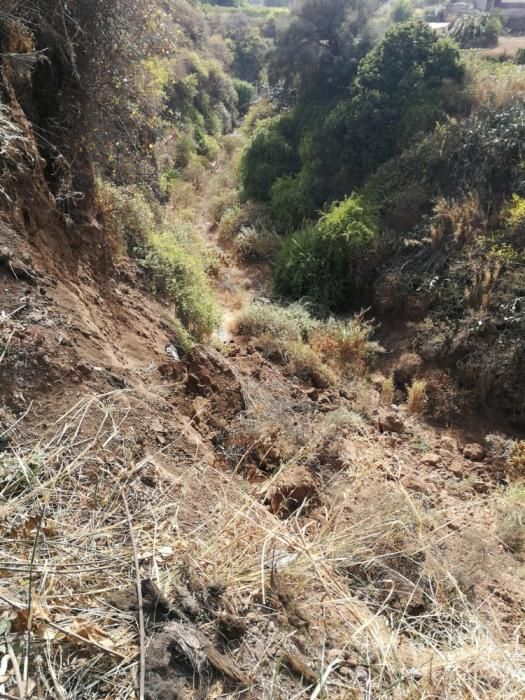 Desprendimiento en Barranco Alonso