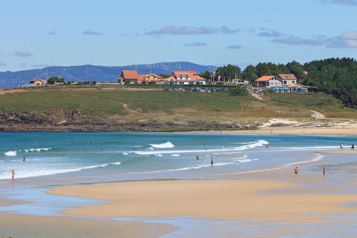 La playa de Río Sieira, en Porto do Son