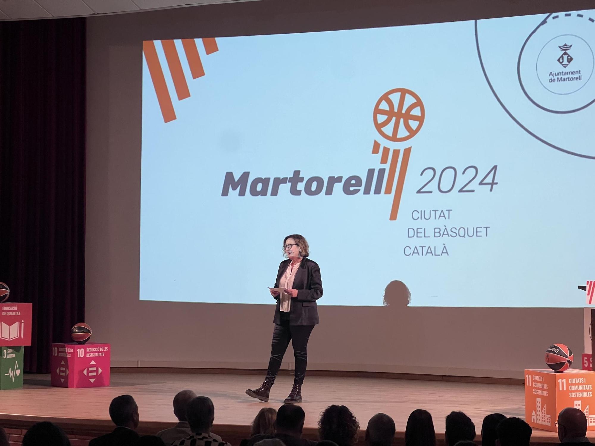 Imatges de la presentació de Martorell com a Ciutat del Bàsquet Català 2024