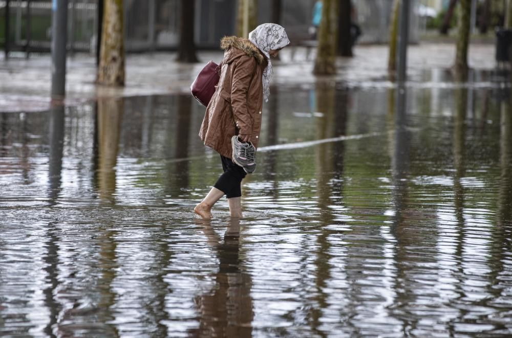 Inundacions a Platja d'Aro