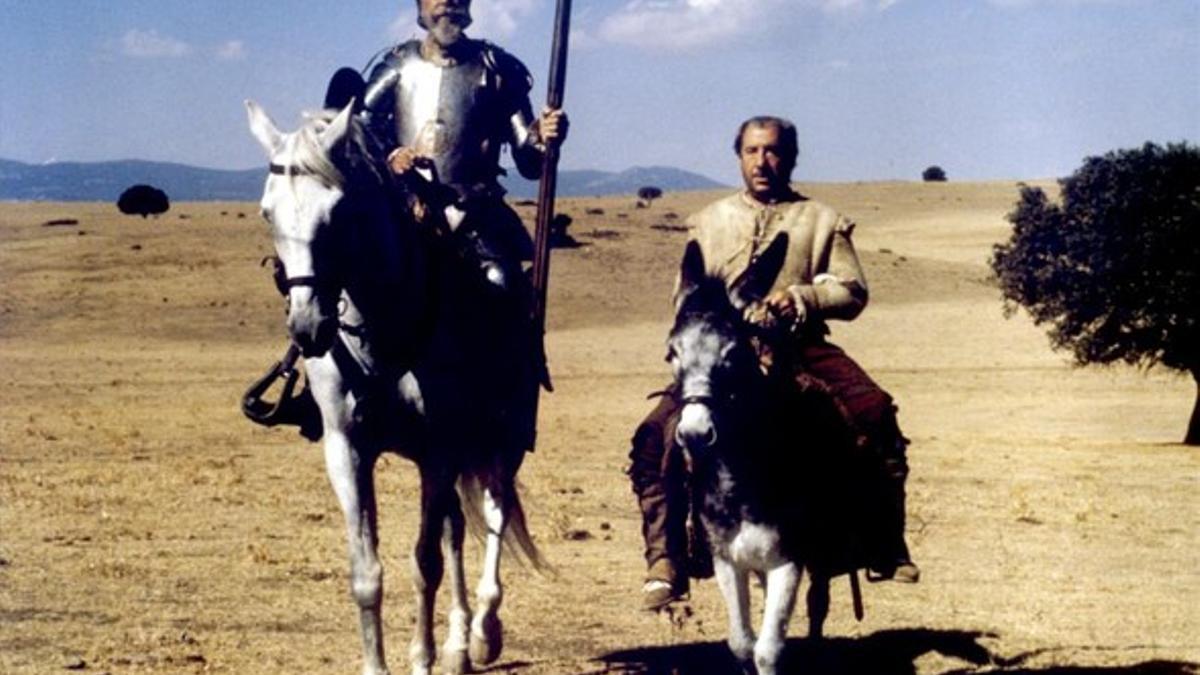 En elaño 2005, Alfredo Landa fue el Sancho Panza de la serie Don Quijote de la Mancha, junto a Fernando Rey