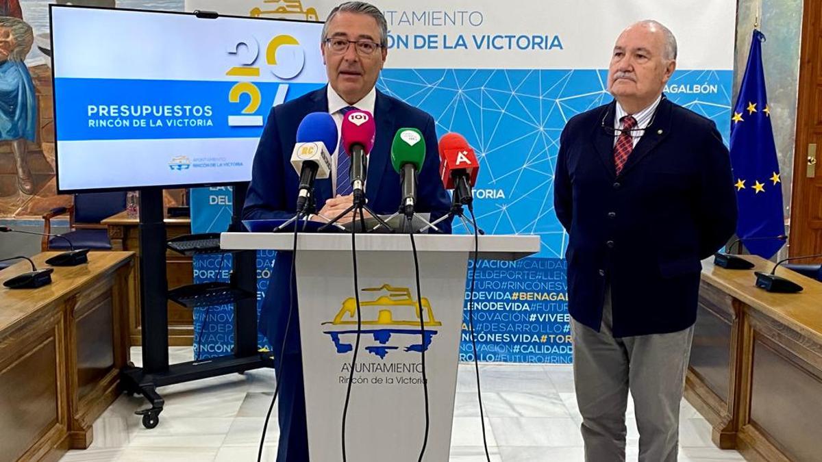 Rueda de prensa de presentación de los presupuestos de Rincón
