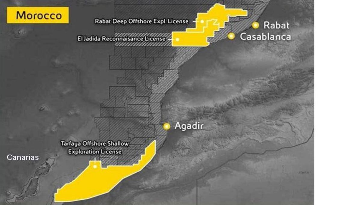 En amarillo, las dos zonas proyectadas