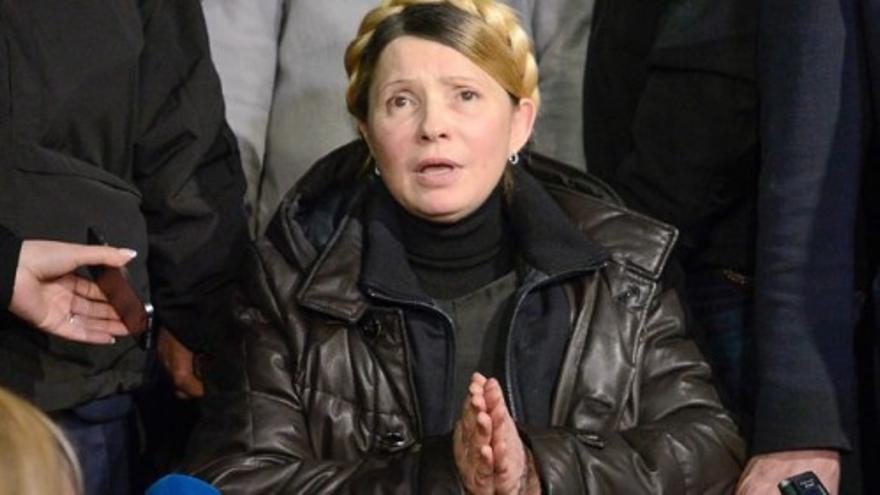 Yulia Timoshenko sale en libertad