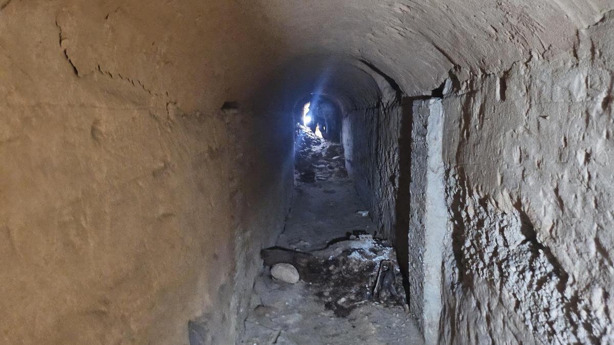 El refugio que ha salido a la luz en el entorno del ayuntamiento