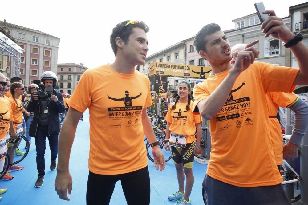 Carrera popular con Javier Gómez Noya, premio "Princesa de Asturias" de los Deportes 2016, en Avilés