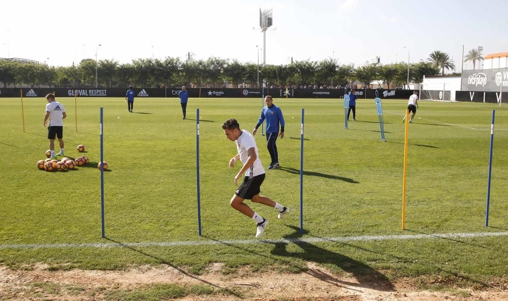 Las mejores imágenes del entrenamiento del Valencia CF