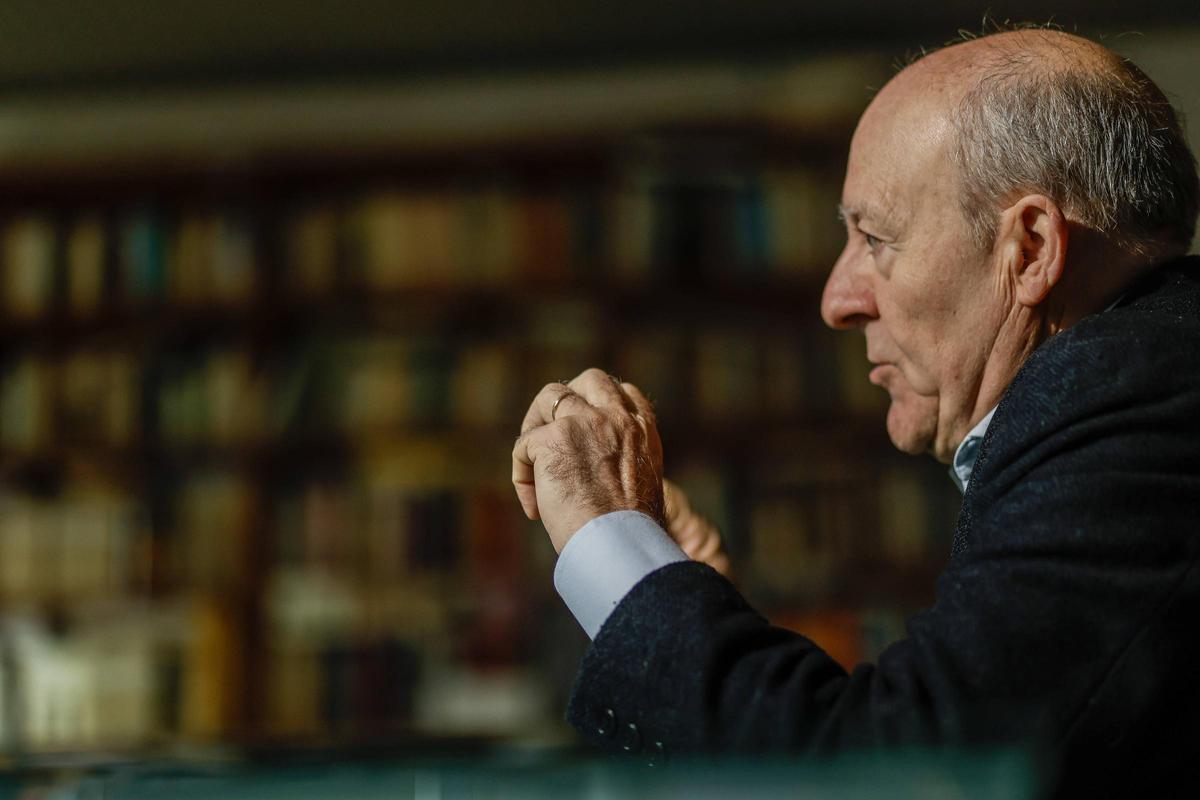 Villacañas, durante la entrevista