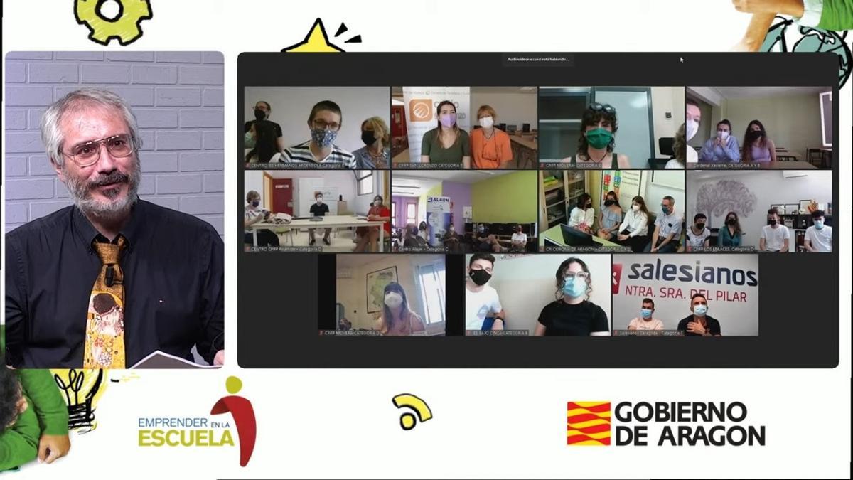 El programa Emprender en la Escuela del Gobierno de Aragón cuenta con la participación de cerca de 4.000 estudiantes.