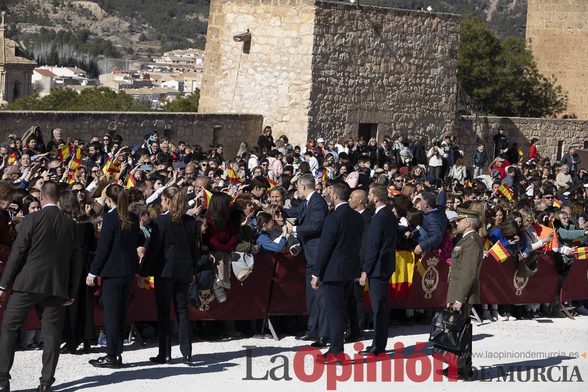 Visita de los reyes de España a Caravaca (explanada de la Basílica)