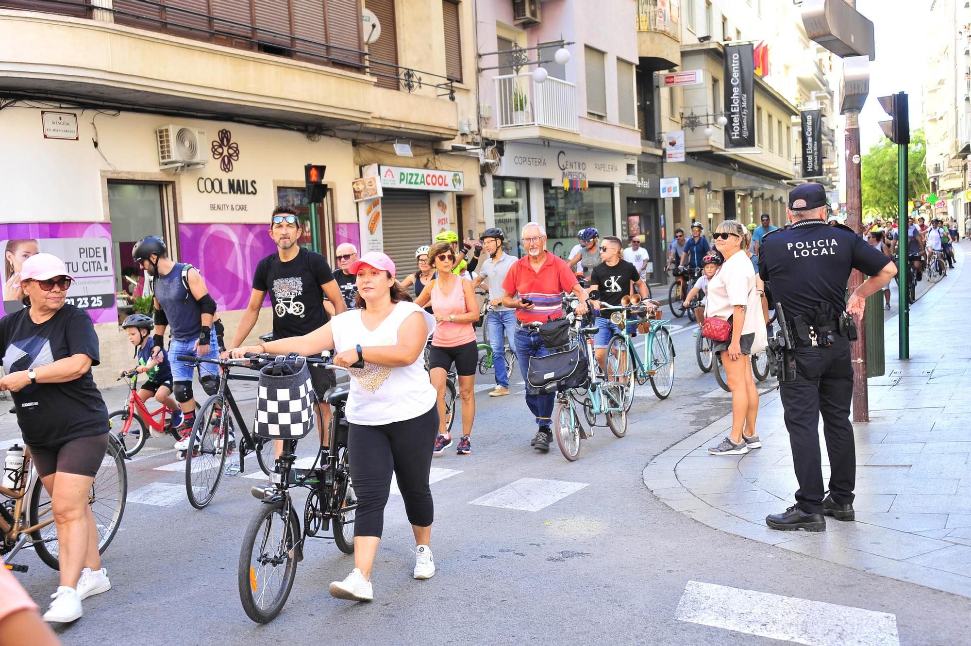 Segunda 'bicifestación' en Elche