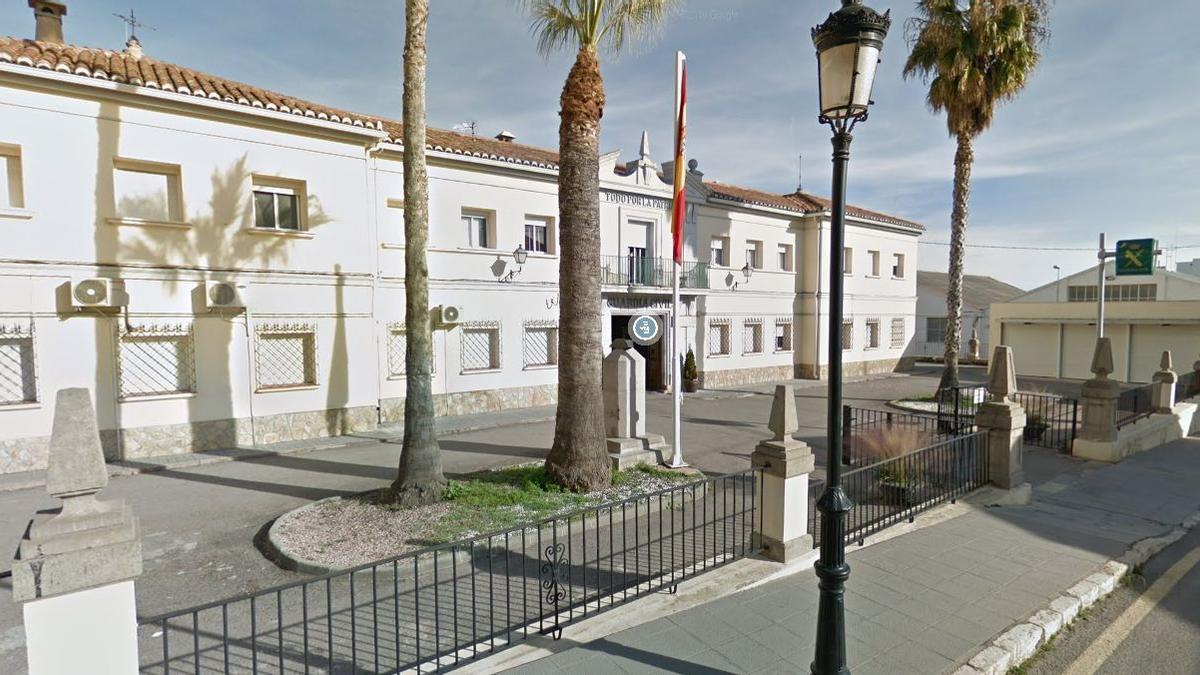 Imagen del cuartel de la Guardia Civil de Segorbe.