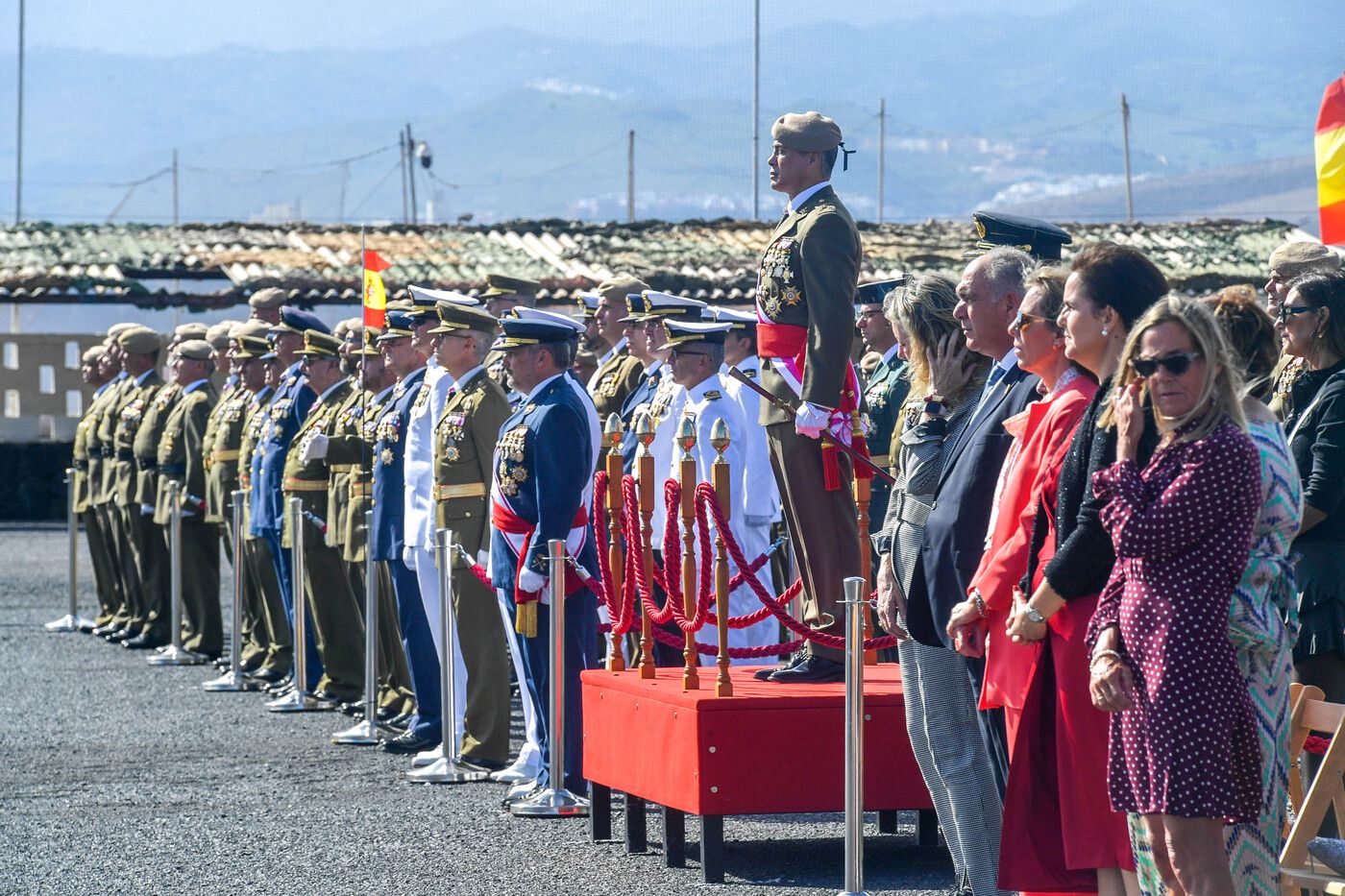 Celebración del día de la patrona de Infantería en Las Palmas de Gran Canaria