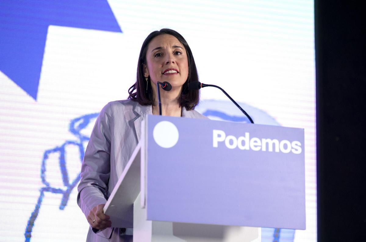 La secretaria política de Podemos y eurodiputada, Irene Montero