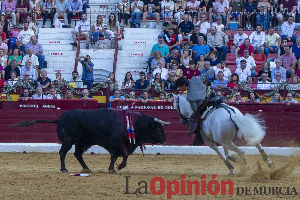 Corrida de rejones en la Feria de Murcia (Andy Cartagena y Diego Ventura)