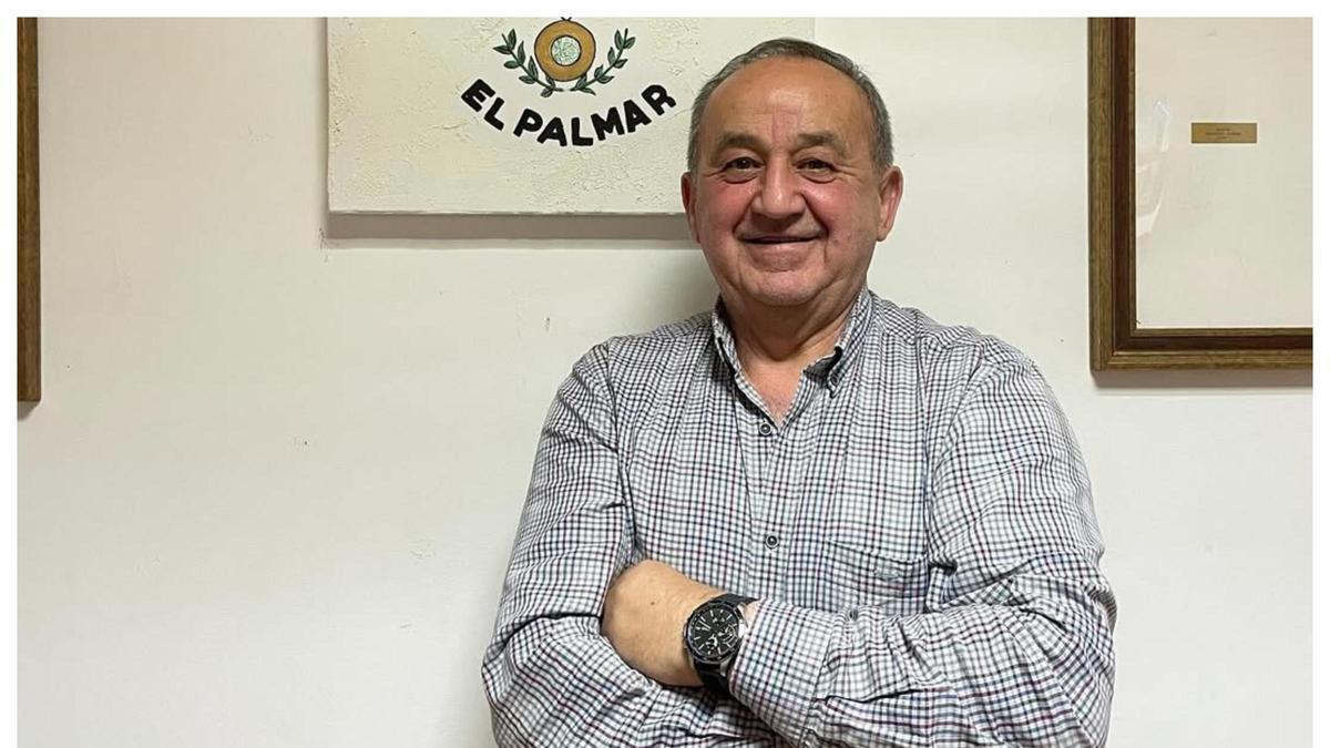 Alfonso Huertas, en el casal de la falla