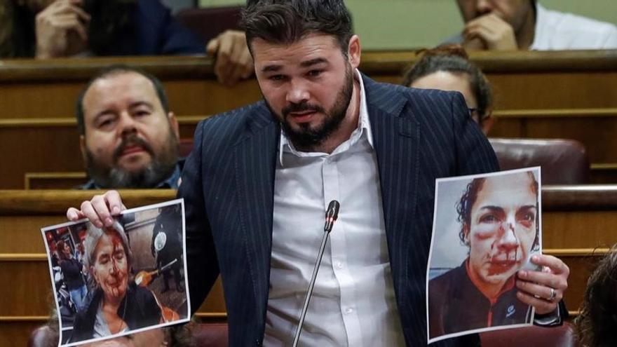 Rufián carga contra Vila y lo equipara con Duran Lleida